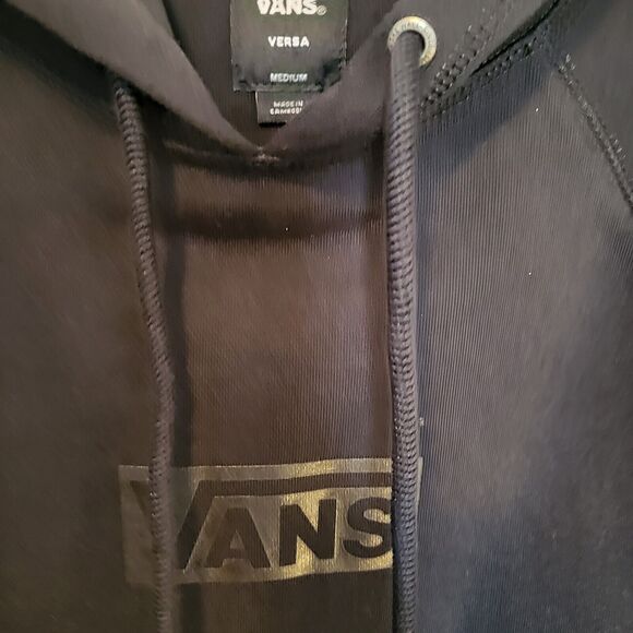 Vans Versa Mens Hoodie Size Medium Black - Picture 3 of 5